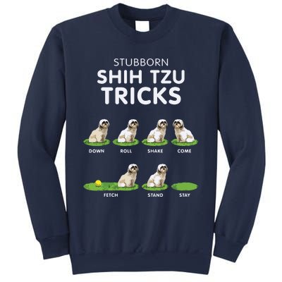 Funny Shih Tzu Trick For Men Women Kids Dog Lover Sweatshirt