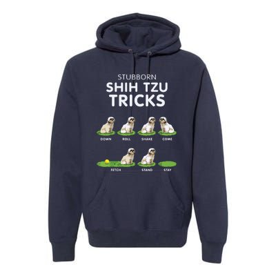 Funny Shih Tzu Trick For Men Women Kids Dog Lover Premium Hoodie