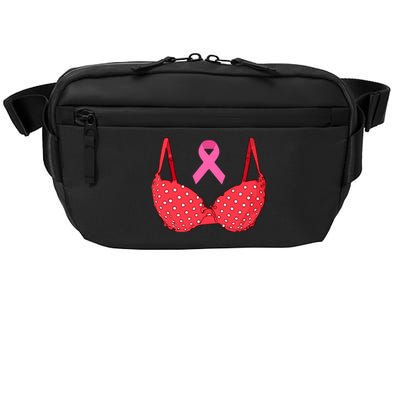 Funny Save The Tatas Pink Ribbon Breast Cancer Awareness Gift Crossbody Pack