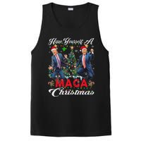 Funny Santa Trump Have Yourself A Merry Maga Christmas Xmas PosiCharge Competitor Tank