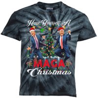 Funny Santa Trump Have Yourself A Merry Maga Christmas Xmas Kids Tie-Dye T-Shirt