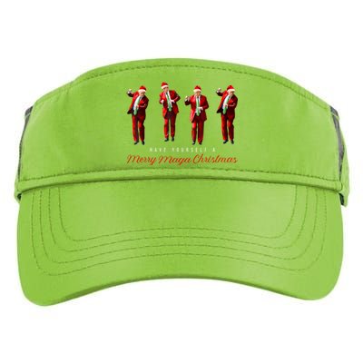 Funny Santa Trump Have Yourself A Merry Maga Christmas Xmas Adult Drive Performance Visor