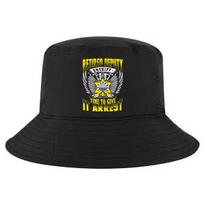 Funny Sheriff T Retired Deputy Sheriff Cool Comfort Performance Bucket Hat