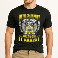 Funny Sheriff T Retired Deputy Sheriff Performance Shirt