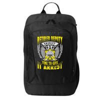 Funny Sheriff T Retired Deputy Sheriff City Backpack