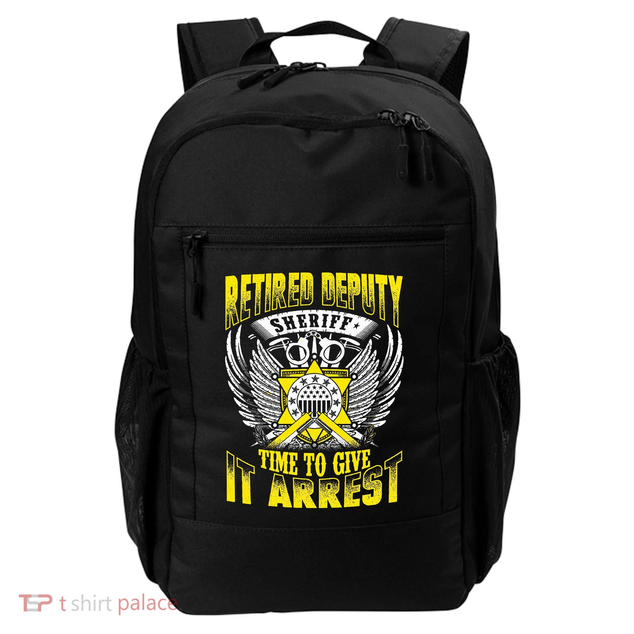 Funny Sheriff T Retired Deputy Sheriff Backpack