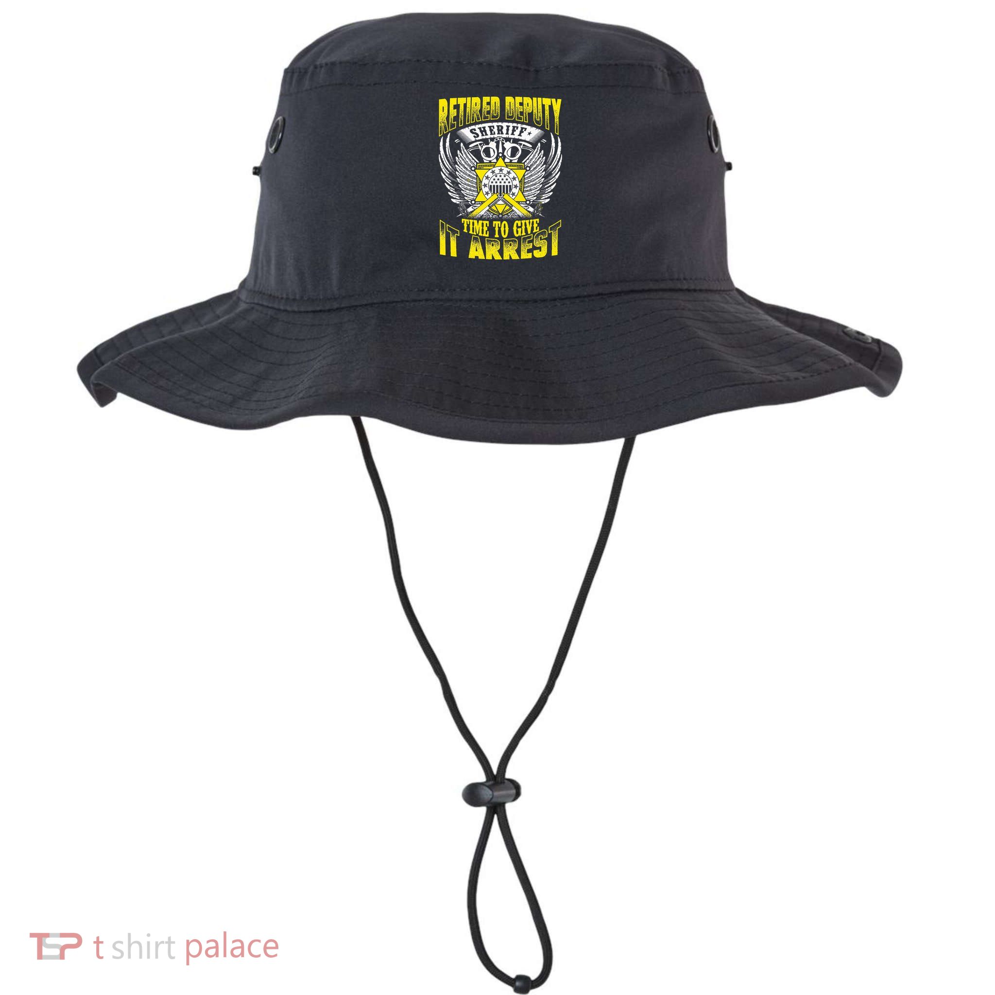 Funny Sheriff T Retired Deputy Sheriff Bucket Hat