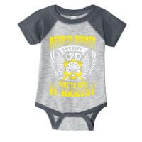Funny Sheriff T Retired Deputy Sheriff Infant Baby Jersey Bodysuit