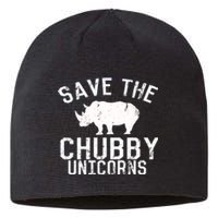 Funny Save the Chubby Unicorns Fat Rhino Hoodie Sustainable Beanie