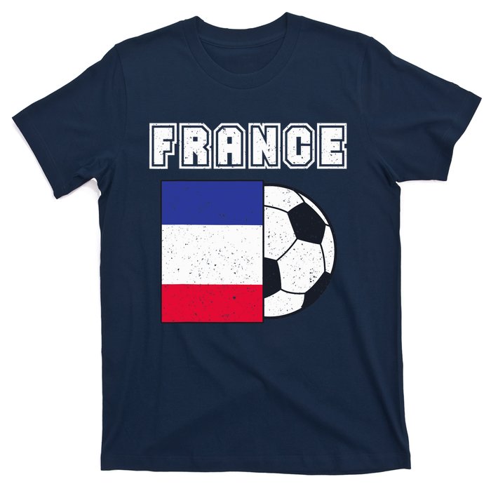 France Soccer Team Flag T-Shirt