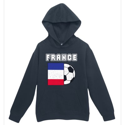 France Soccer Team Flag Urban Pullover Hoodie