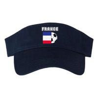 France Soccer Team Flag Valucap Bio-Washed Visor