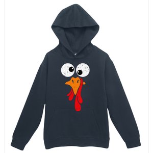 Funny Silly Turkey Face Happy Turkey Day Thanksgiving Urban Pullover Hoodie