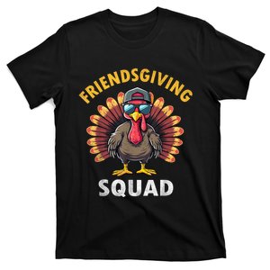 Friendsgiving Squad Turkey Funny Friends Thanksgiving 2024 T-Shirt