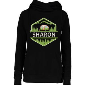 For Sharon Tribute Love Womens Funnel Neck Pullover Hood