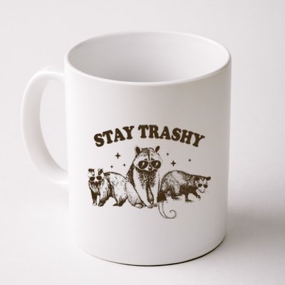 Funny Stay Trashy Raccoons Opossums Squad Team Trash Coffee Mug