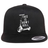 Fun Scooter  This Is How I Roll Push Scooter Flat Bill Trucker Hat