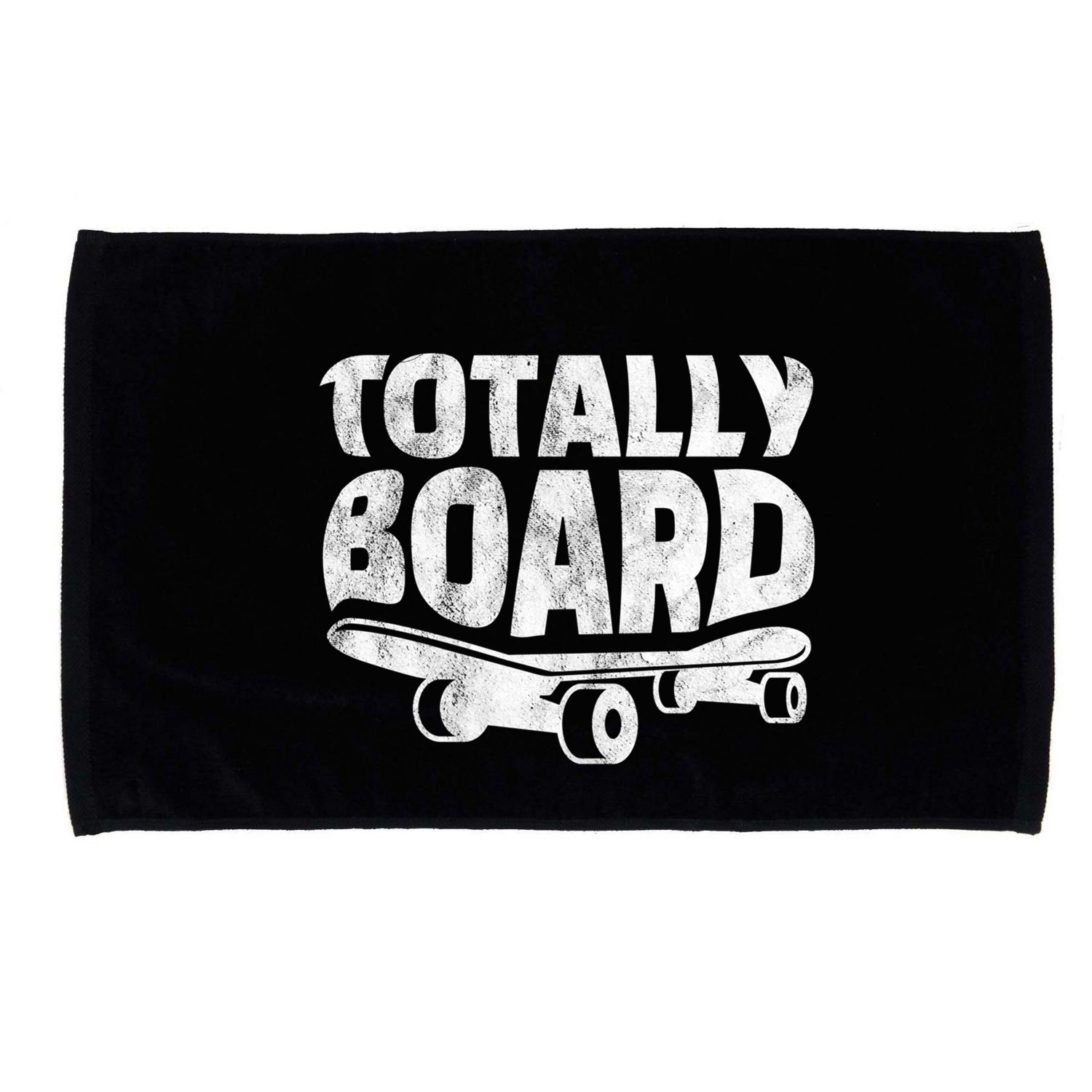 Funny Skateboarder Totally Board Skateboarding Gift Microfiber Hand Towel