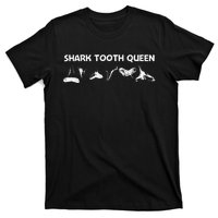 Funny Shark Teeth Design For Mom Animal Fossil Hunters T-Shirt