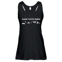 Funny Shark Teeth Design For Mom Animal Fossil Hunters Ladies Essential Flowy Tank