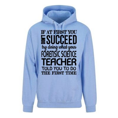 Forensic Science Teacher Funny Gift Funny Succeed Appreciation Gift Unisex Surf Hoodie