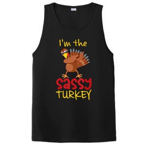 Funny Sassy Turkey Matching Family Group Thanksgiving Party PosiCharge Competitor Tank