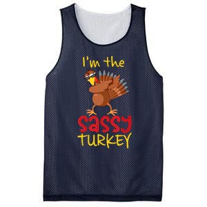 Funny Sassy Turkey Matching Family Group Thanksgiving Party Mesh Reversible Basketball Jersey Tank