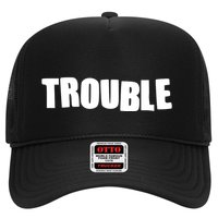 Funny Somebodys Trouble Matching Couple Family Shirts Trucker Hat