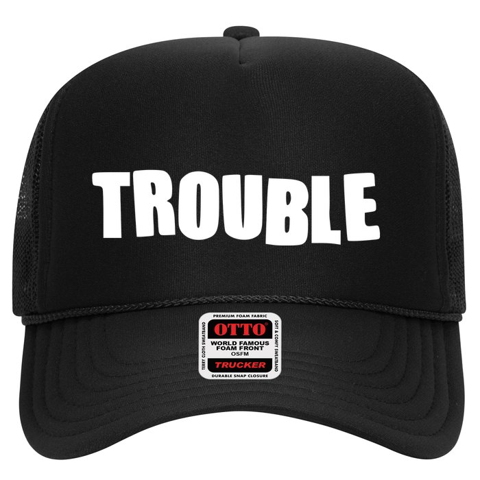 Funny Somebodys Trouble Matching Couple Family Shirts Trucker Hat