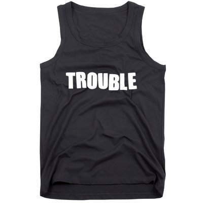 Funny Somebodys Trouble Matching Couple Family Shirts Tank Top