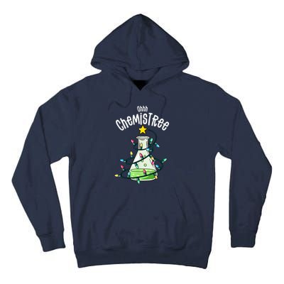 Funny Science Teacher Oh Chemistree Chemistry Christmas Tall Hoodie