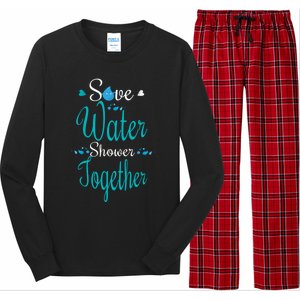 Funny Shower Together Water World Planet Hour Day Earth Gift Long Sleeve Pajama Set