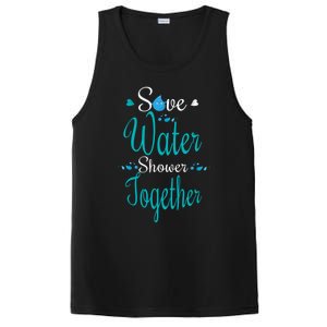 Funny Shower Together Water World Planet Hour Day Earth Gift PosiCharge Competitor Tank