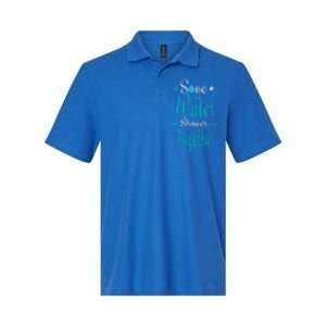 Funny Shower Together Water World Planet Hour Day Earth Gift Softstyle Adult Sport Polo