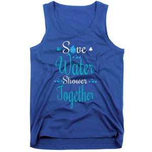 Funny Shower Together Water World Planet Hour Day Earth Gift Tank Top