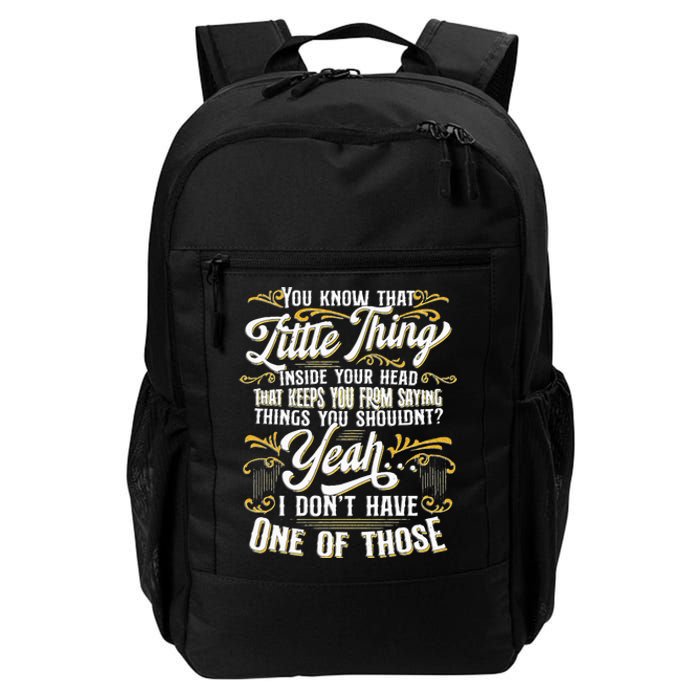 Funny Sarcasm Tee Sarcastic Humor Novelty Sarcasm Daily Commute Backpack