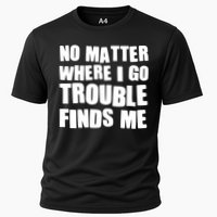 Funny Somebodys Trouble Matching Couple Family Shirts Cooling Performance Crew T-Shirt