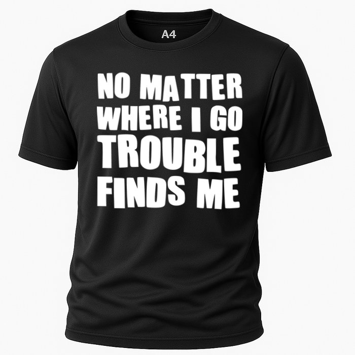 Funny Somebodys Trouble Matching Couple Family Shirts Cooling Performance Crew T-Shirt