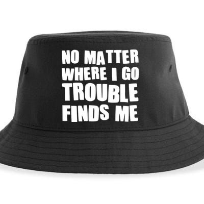 Funny Somebodys Trouble Matching Couple Family Shirts Sustainable Bucket Hat