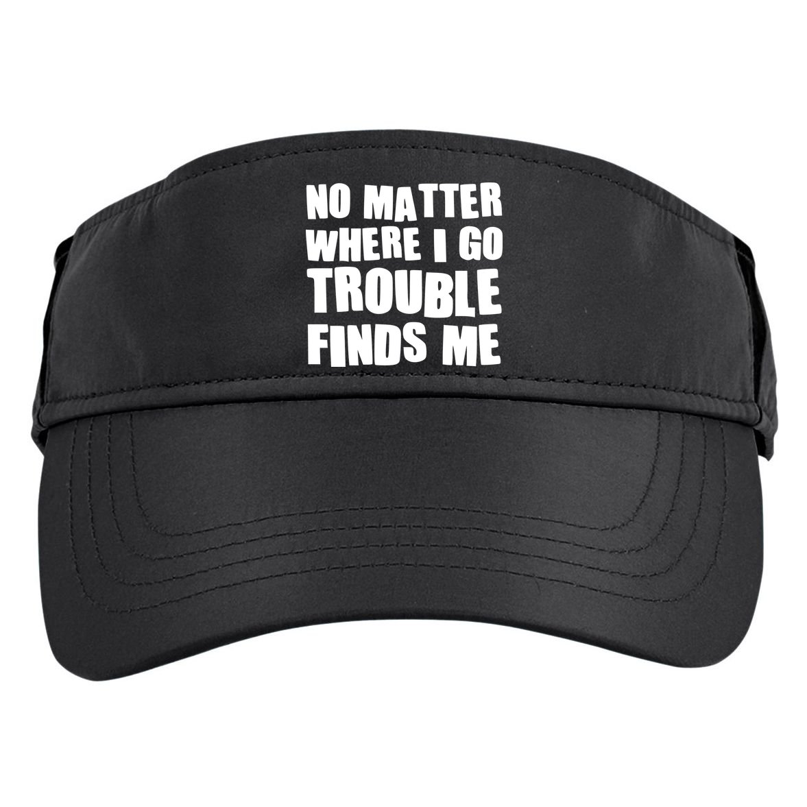 Funny Somebodys Trouble Matching Couple Family Shirts Adult Drive Performance Visor