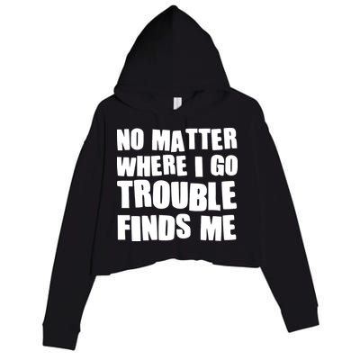 Funny Somebodys Trouble Matching Couple Family Shirts Crop Fleece Hoodie