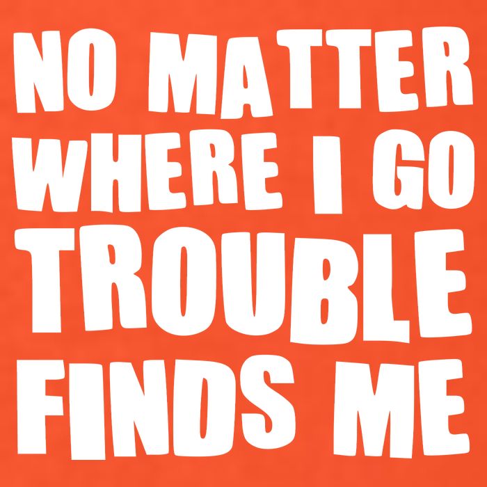 Funny Somebodys Trouble Matching Couple Family Shirts USA-Made Doggie Bandana
