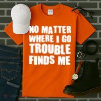 Funny Somebodys Trouble Matching Couple Family Shirts Tall T-Shirt
