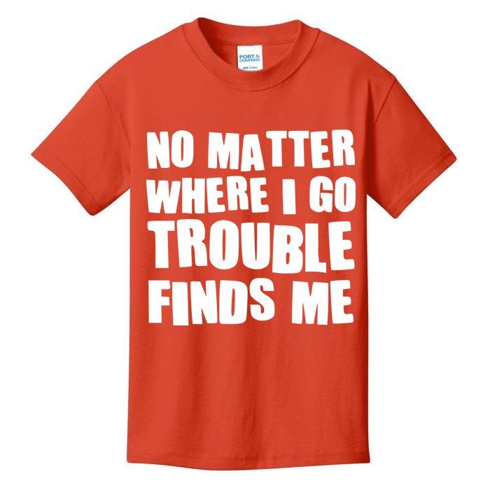 Funny Somebodys Trouble Matching Couple Family Shirts Kids T-Shirt