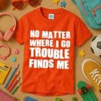 Funny Somebodys Trouble Matching Couple Family Shirts Kids T-Shirt
