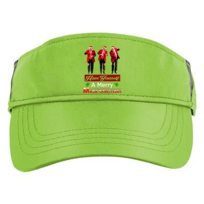 Funny Santa Trump Have Yourself A Merry Maga Christmas Xmas Adult Drive Performance Visor