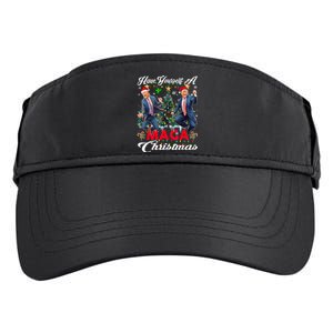 Funny Santa Trump Have Yourself A Merry Maga Christmas Xmas Adult Drive Performance Visor