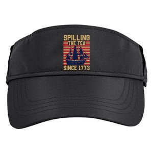 Fun Spilling The Tea Since 1773 Teaching History Patriotic Adult Drive Performance Visor