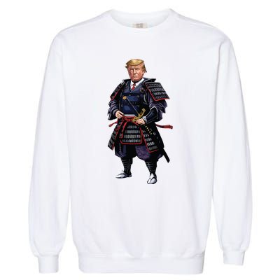 Funny Samurai Trump Warrior Garment-Dyed Sweatshirt