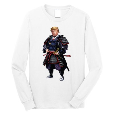 Funny Samurai Trump Warrior Long Sleeve Shirt